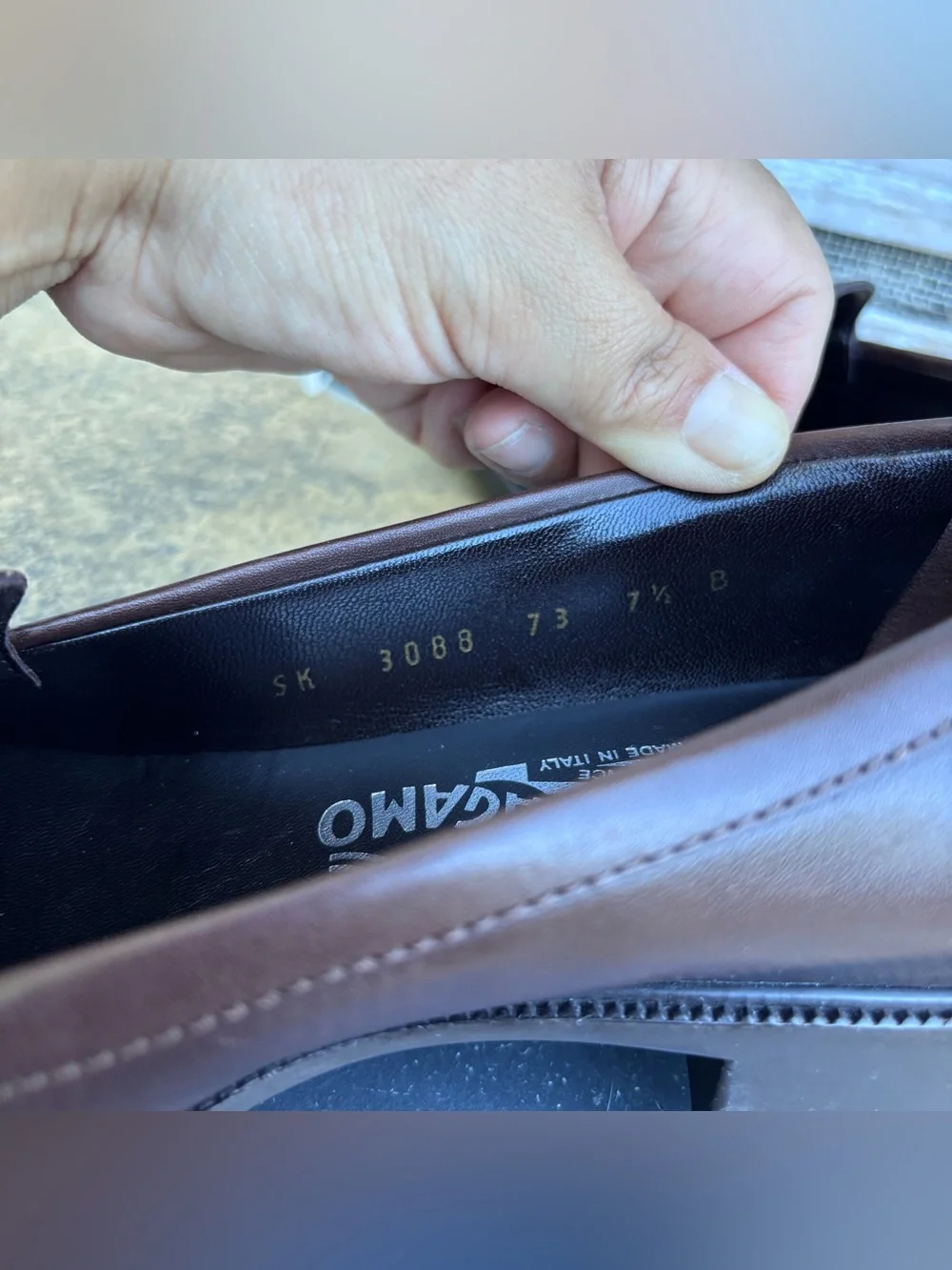Salvatore Ferragamo Tiscio Leather Loafers